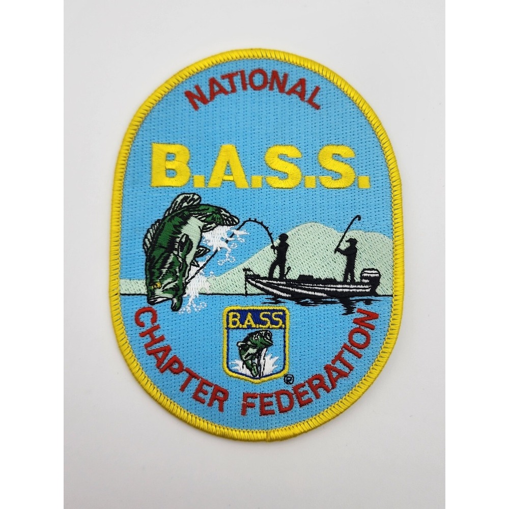 NOS Fishing B.A.S.S. NATIONAL CHAPTER FEDERATION Patch‎